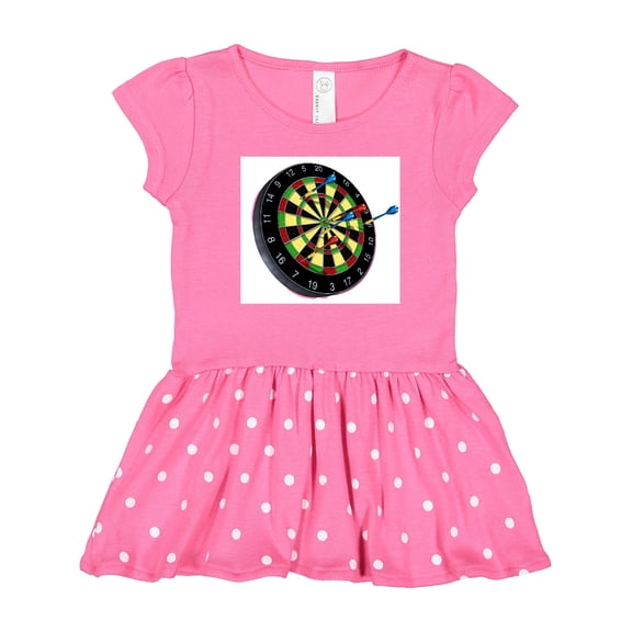 Inktastic Dart Board Girls Toddler Dress