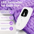 thumbnail image 3 of Heating Pad,Electric Heating Pads for Back,Neck,Abdomen,Moist Heating Pad for Shoulder,Knee,Arms,Legs,Dry/Moist Heat & Auto Shut Off,Birthday Gifts for Men and Women, 24x20 Inch, 3 of 10