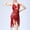 Red, variant on Oplxuo Women's Sequins Tassel Dance Costume 1920s Flapper Cocktail Party Dresses Rumba Latin Ballroom Salsa Outfits