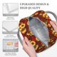 thumbnail image 3 of Balery Red Plaid Sunflower Bolsa de Almuerzo para Mujeres, Caja de Almuerzo, Bolsa de Almuerzo Pequeña Impermeable, Tote de Almuerzo Reutilizable con Gran Capacidad, 3 of 6