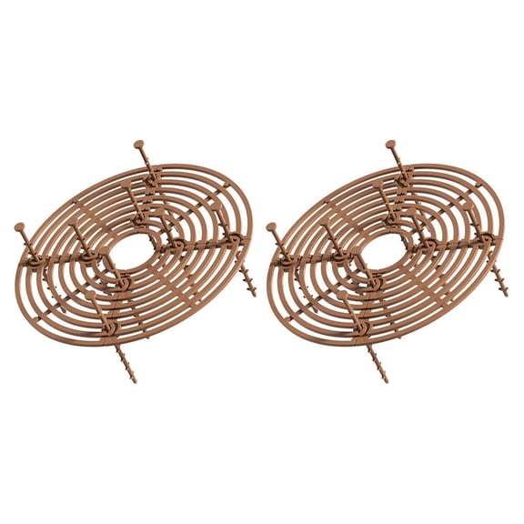 2 Pcs Flower Pot Soil Cover Plant Protector Grid House Plants Mesh Garden Child Baby