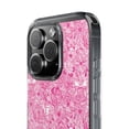 thumbnail image 4 of DistinctInk Clear Hybrid Case for Apple iPhone 14 Pro (6.1" Screen) - Pink & White Flowers Floral - Shockproof Protection, 4 of 5