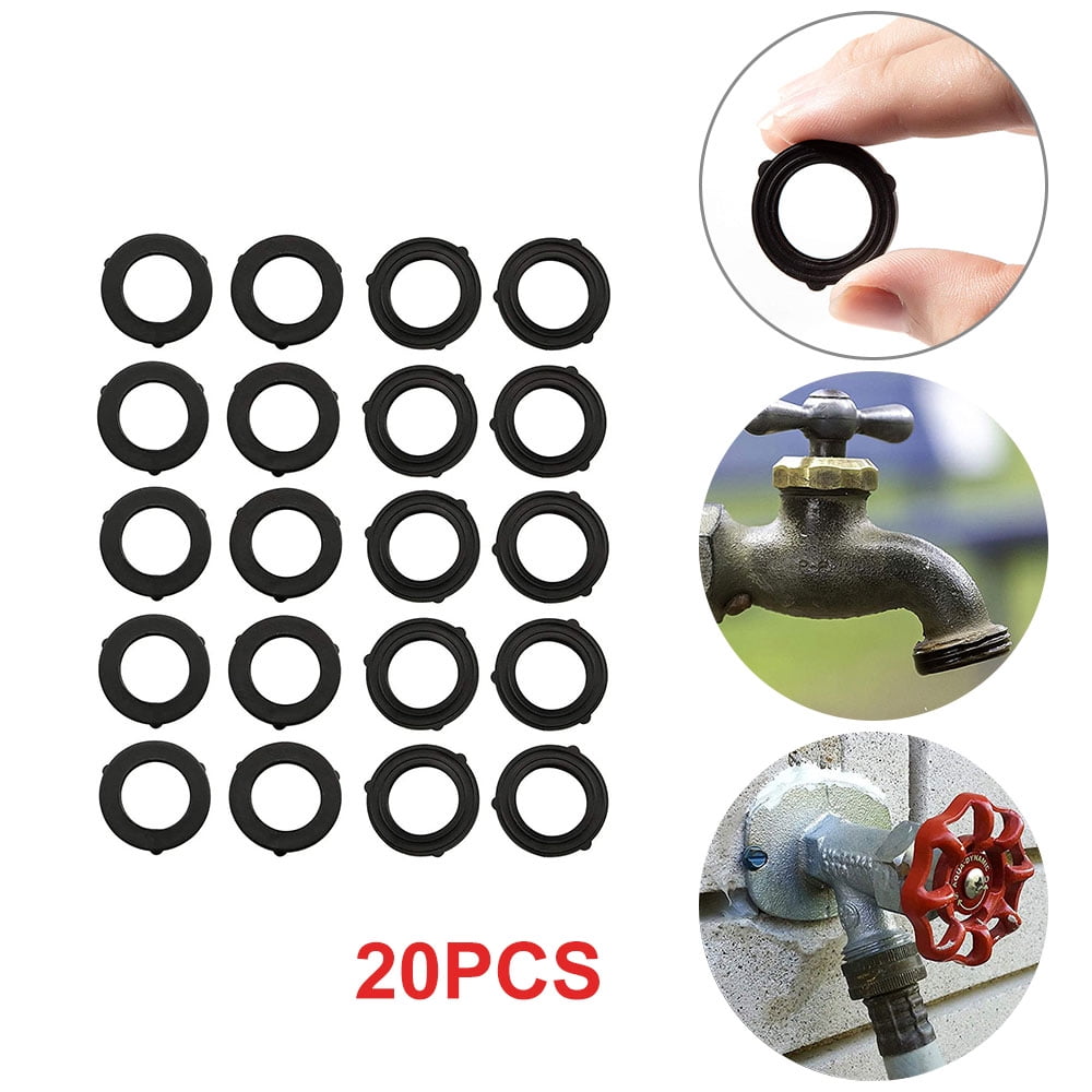 Garden Hose Washers Rubber Washers Seals, 20 Pcs Hose Connector Gaskets