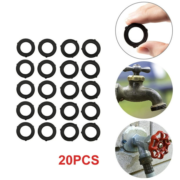 Garden Hose Washers Rubber Washers Seals, 20 Pcs Hose Connector Gaskets