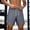 Gray, variant on FRSASU Men's Hiking Shorts Quick Dry Lightweight Summer Workout Gym Athletic Running Shorts with Zipper Pockets White