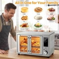 thumbnail image 6 of VANECL French Door Air Fryer Toaster Oven Combo, 29.6QT Extra Large Countertop Convection Oven, 12 Cooking Presets, Stainless Steel, 6 of 10