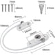 thumbnail image 2 of 4 Pcs Security Window Lock, Window Security Door Lock With Key Happy H, 2 of 4