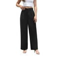 thumbnail image 2 of UVPLove Women's Loose Wide Leg Business Pants, Size L, 100% Polyester Material, 2 of 8