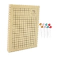 thumbnail image 2 of Kit de Tablero Y Alfileres de Macramé con Instrucciones Incluidas, Ligero, Reutilizable, con Cuadrículas para Medir Y Hacer Nudos Tú Mismo. 6x9 pulgadas, 2 of 8