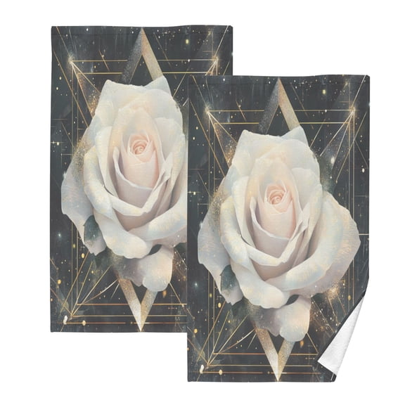 BZSMCE Face Towel Hand Towel Bath Towel Cotton Bath Towel Sets Hand Bath Towels Fashion Luminous Blossom Pattern