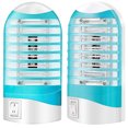 thumbnail image 3 of Muyoka 2pcs Mosquito Zapper con cubierta protectora desmontable LED L谩mpara repelente de mosquitos Asesino de insectos de bajo ruido Trampa el茅ctrica para insectos Cuidado de los ojos Luz para matar p, 3 of 6