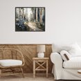 thumbnail image 3 of Stupell Industries Farmhouse Blue Birch Sunlit Forest Black Framed Giclee Art, 20 x 16, by Franklyn Gregory, 3 of 8