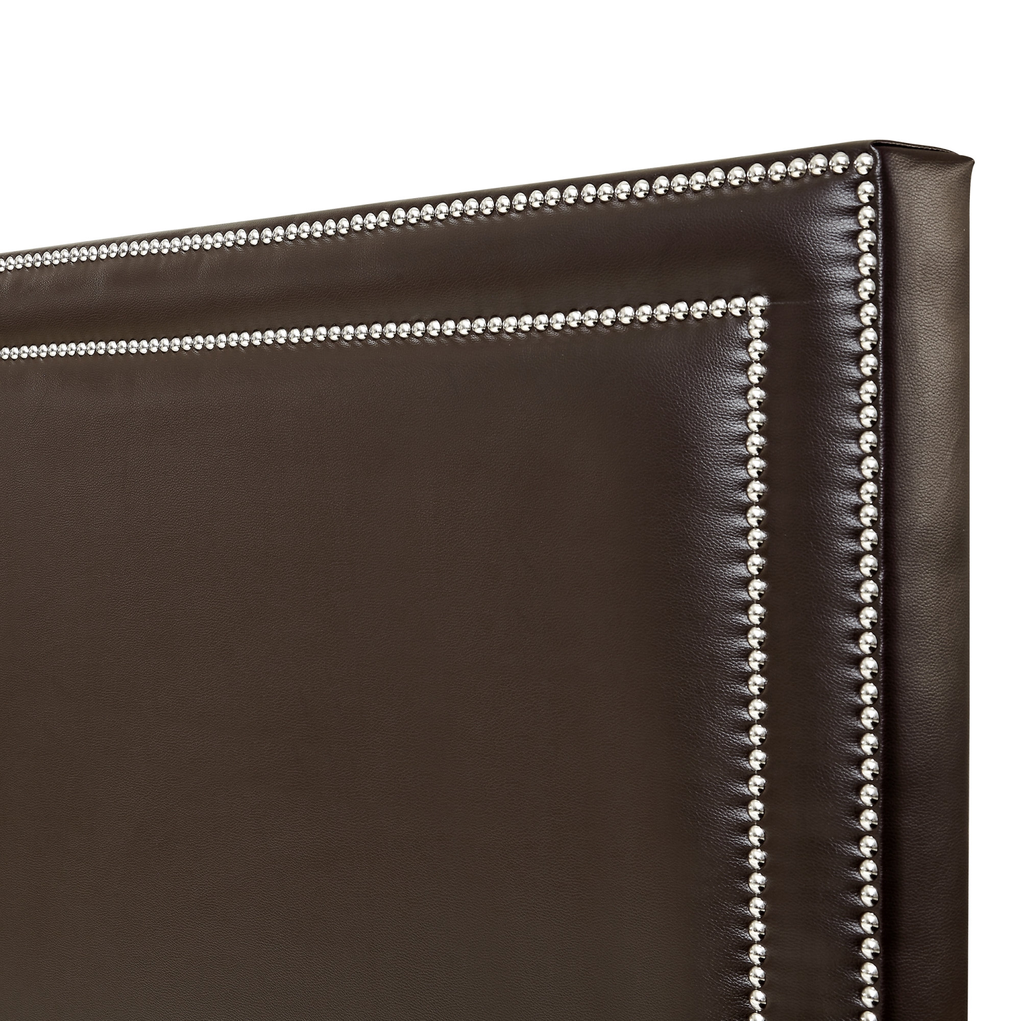 Inspired Home Reese Faux Leather Platform Bed