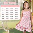 thumbnail image 6 of Uourmeti Purple Bow Print Girls Sleeveless Dresses Butterfly Swing Tank Shift Dress for Summer Spring 3-14T Kids Beach Sundress Midi Tiered Dresses, 6 of 6