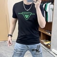 thumbnail image 2 of Ropa Camisetas gráficas para hombre Camisetas estampadas con dibujos para hombre Camisetas con alfabeto Ropa de calle Hip Hop Bashy Y2k Nuevo sin logotipo Elegante Xl, 2 of 5