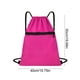 thumbnail image 2 of Mochila deportiva impermeable con cordón y bolsillo pequeño - Bolsa ligera de tela Oxford para guardar artículos esenciales de gimnasio, viajes y fitness Aestivo | Rosa intenso | AESTIVO, 2 of 6