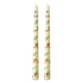 thumbnail image 2 of AHMT Bougies Coniques de 10 Pouces, 2 Pcs, avec Imprimé de Roses Rouges, Bougies à Longue Combustion Non Parfumées et Sans Fumée, Grands Chandeliers avec Mèches en Coton, Idéal pour Mariages, Déco Maison (1-Jaune), 2 of 8