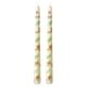 thumbnail image 2 of Velas de varilla larga impresas románticas, juego de 2, para boda, San Valentín, fiesta de cumpleaños, candelabros decorativos fundidos a mano, sin humo, sin olor, 2 of 7