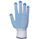 thumbnail image 2 of Portwest - Guantes de trabajo seguridad Lunares Nylon Modelo (A110) (Azul/Blanco), 2 of 2