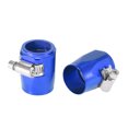 thumbnail image 4 of Unique Bargains 2pcs AN18 Hex Black Car Hose Finisher Clamp Adapter Line End Cover Connector, 4 of 6