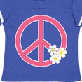 thumbnail image 4 of Inktastic Peace Sign Cute Daisy Flowers Girls Toddler T-Shirt, 4 of 5