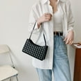 thumbnail image 2 of Women PU Pure Color Shoulder Underarm Bag Mini Hobos Purse (Black), 2 of 7