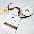 thumbnail image 3 of Double Face Satin Ribbon3/4 inch X 50 Yards Polyester Ribbon for Gift Wrapping Very Suitable for Weddings Party Hair Bow Invitation Decorations and More Brown, 3 of 7