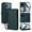 Dark Green, variant on Magnetic Clasp Flip Stand Case for iPhone 16 Pro Max with Lanyard 5-Card Holder  Butterfly Flower Multi-card Zipper Wallet Leather Phone Case,Dark Purple,For iPhone 16 Pro Max