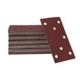 thumbnail image 1 of 70 Pcs Papel de Lija Rectangular 8 Agujeros 120 Grano con Gancho y Bucle Hojas de Lijado Universal para Reacondicionamiento Automotriz 180x95mm Óxido de Aluminio Rojo, 1 of 7