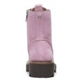 thumbnail image 2 of SAM EDELMAN Womens Pink Lace Water Resistant Lug Sole Lue Round Toe Block Heel Zip-Up Leather Combat Boots 7.5 M, 2 of 4