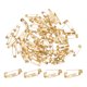 thumbnail image 1 of Paquete de 60 alfileres de barra, respaldos de broche de 0.8 pulgadas, cierre de seguridad para insignias/etiquetas de nombre/corsages/manualidades de bricolaje/costura de tela [20mm, dorado claro], 1 of 1
