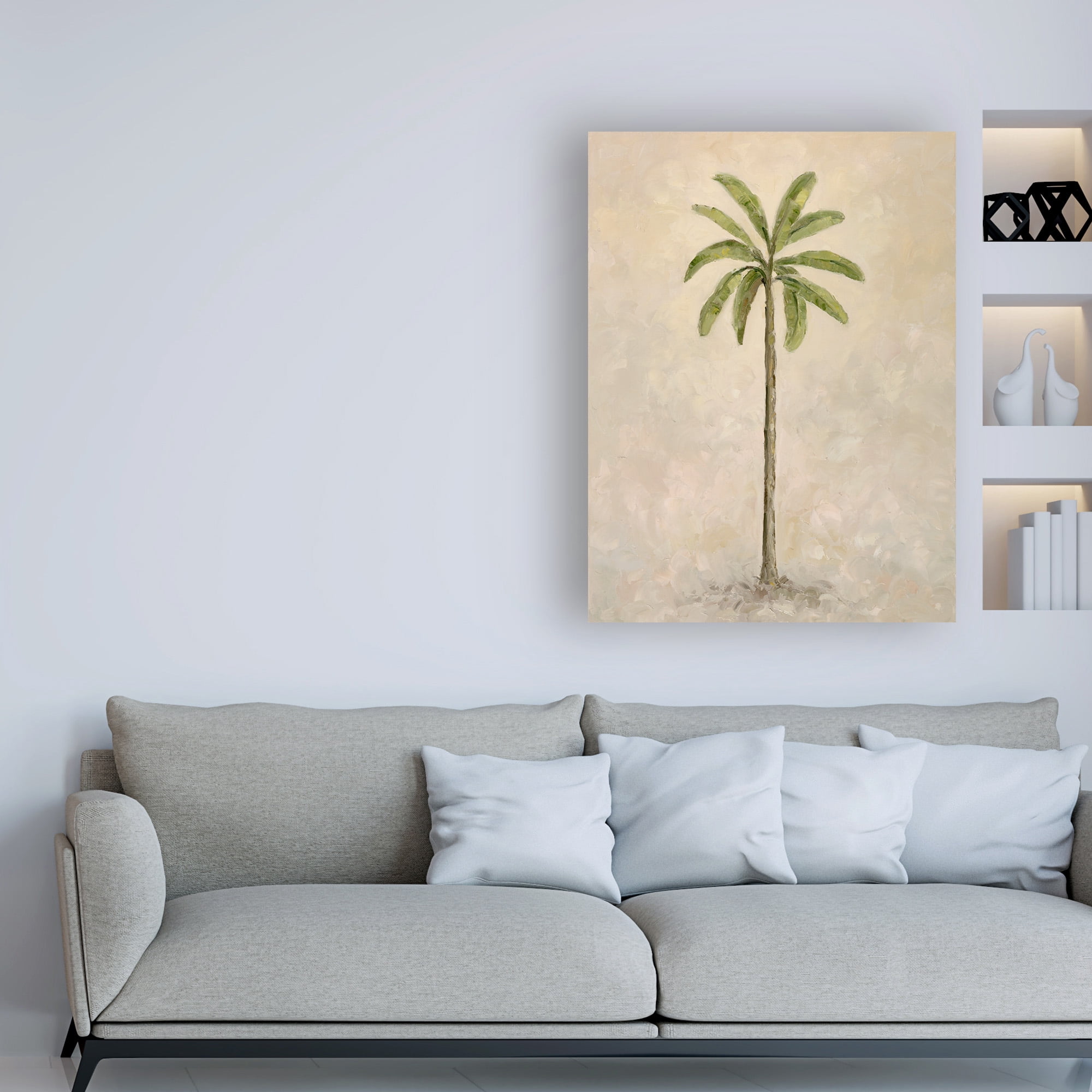 Trademark Fine Art 'Palm Tree 2' Canvas Art by Debra Lake
