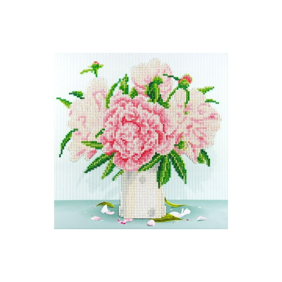 Diamond Art By Leisure Arts Diamond Painting Kits For Adults 12"X12" Intermediate English Roses, Full Drill, Art Kits, Dimond Art, For Adults, Kit