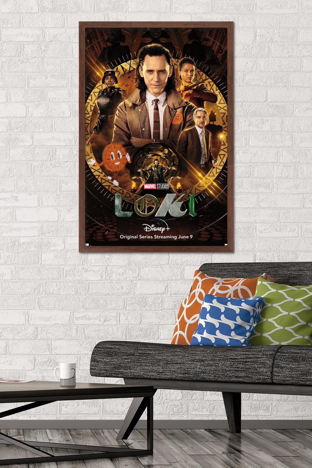 Marvel Loki - One Sheet Wall Poster, 22.375" x 34", Framed
