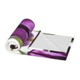 thumbnail image 3 of Purple Tulip Lightweight Plush Fuzzy Cozy Soft Blankets 80"X60", 3 of 5