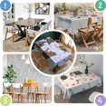 thumbnail image 4 of German Shepherd Rectangle Tablecloth 60"x84",Waterproof Polyester Rectangle Table Cloth, Wipeable Spillproof Polyester Tablecloth for Dining, Camping, Indoor and Outdoor, 4 of 5