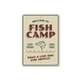 thumbnail image 2 of Fish Camp Welcome Novelty Decor, Metal Wall Sign - 10x14 Inches, 2 of 4