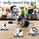 thumbnail image 3 of Juego de 12 tapones para botellas, acero inoxidable/caucho, tamaño universal, negro/plata, 3 of 6