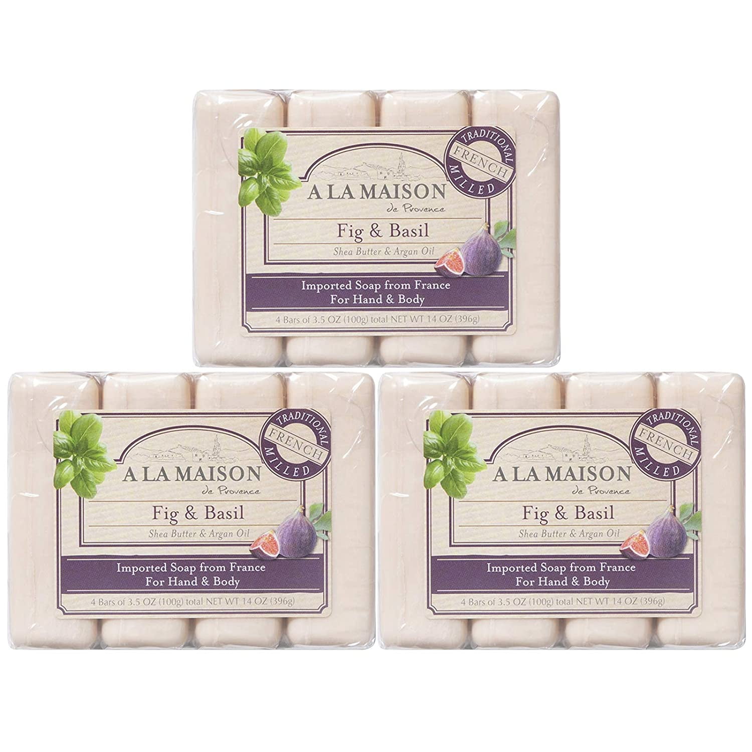 Maison Oz Ile De France Photos A La Maison de Provence Bar Soap, Fig & Basil, 3.5 oz each (12 Bars Total)  - Walmart.com