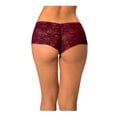 thumbnail image 3 of Bóxer Secret Treasures para Mujer, Vino Casual Encaje Talla G, 3 of 4