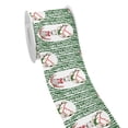 thumbnail image 1 of Holiday Merry Christmas Decoration Pattern Printed Grosgrain Satin Ribbon for Gift Wrapping Hair Bow Craft Accessory 50 Yards Jiayi, 1 of 7