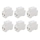 thumbnail image 4 of Guía modular de enchufes, 6 unidades, 3 orificios, industrial, para electrodomésticos, 4 of 14