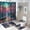 Ship-2, variant on Fantasy Ship Print Shower Curtain Set 4-Set Night Scene Moonlight Bathroom Decor Set Magical Includes Floor Mat ,Toilet Cover Mat ,U-Mat ,Shower Curtain with 12 Hooks,72inx72in