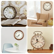 6Pcs Quartz DIY Wall Clock, Clock Numerals Kit, Movement Mechanism Battery Operated Clock Motor Kit with 6 Different Pairs of Hands for DIY Clock Repair Parts Replacement