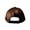 Brown, variant on NYFASHION101 Unisex Adjustable PU Leather Precurved Bill Baseball Cap Hat - Black
