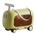 thumbnail image 3 of Equipaje infantil, maletas, regalos, maletas compactas con ruedas, equipaje ligero para cochecitos de bebé para niños y niñas. Verde, 3 of 7