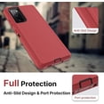 thumbnail image 6 of for Samsung Galaxy S20 FE 5G Case [NOT FIT S20], S20FE/ S 20FE Case for Women Girls, Shockproof Drop Proof with 1 Pack Glass Screen Protector, Full-Body Strong Protection 3 in 1 Phone Case, Red, 6 of 13
