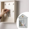 thumbnail image 4 of DOLITY Mediterranean Style Key Cabinet Versatile for Living Rooms Apartment Doorway Boat pattern, 4 of 7