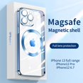 thumbnail image 2 of Funda de silicona transparente para iPhone, protector de lente de cámara con logotipo, cubierta de lujo para iPhone 13 Pro Max, 11, 12 Pro, XR, X, SE 3For iPhone 11 Gao Jinjia LED, 2 of 2