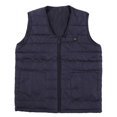 thumbnail image 1 of Heated Vest V Neck Smart Constant Temperature Breathable Warm Heating Vest for Winter Royalblue 2XL, 1 of 5